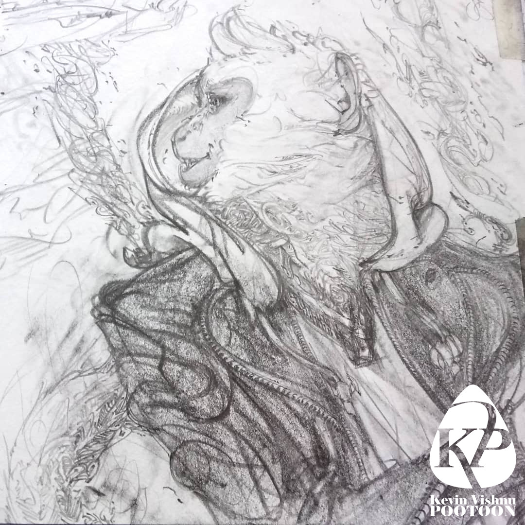 1080x1080 Kevin Vishnu Pootoon - Vishnu Sketch