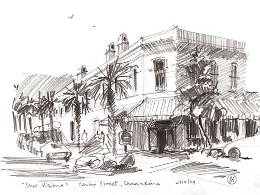 526x394 Shoe Visions Maurer Fine Art, Original Watercolor And Acrylic - Vision Sketch