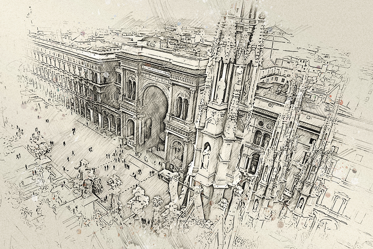 1200x800 Quick Sketch Photoshop Action By Gorynart Graphicriver - Visual Sketch