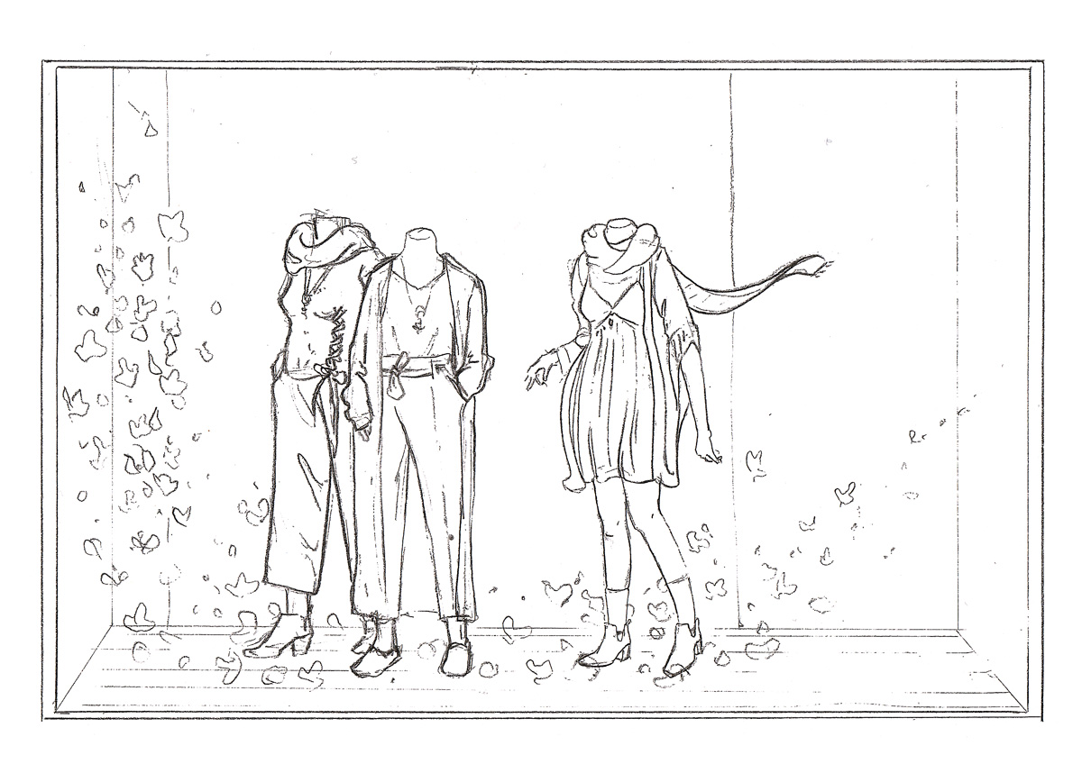 1200x848 Visual Merchandising - Visual Sketch