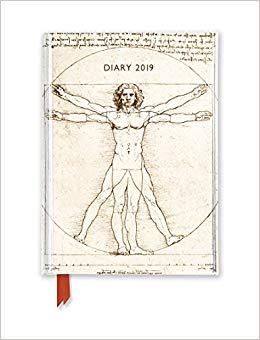 260x340 Leonardo Da Vinci Vitruvian Man Pocket Diary 2019 Amazon.co.uk - Vitruvian Man Sketch