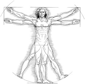 280x278 The Vitruvian Man Our Mission Physical Health Statesboro, Ga - Vitruvian Man Sketch