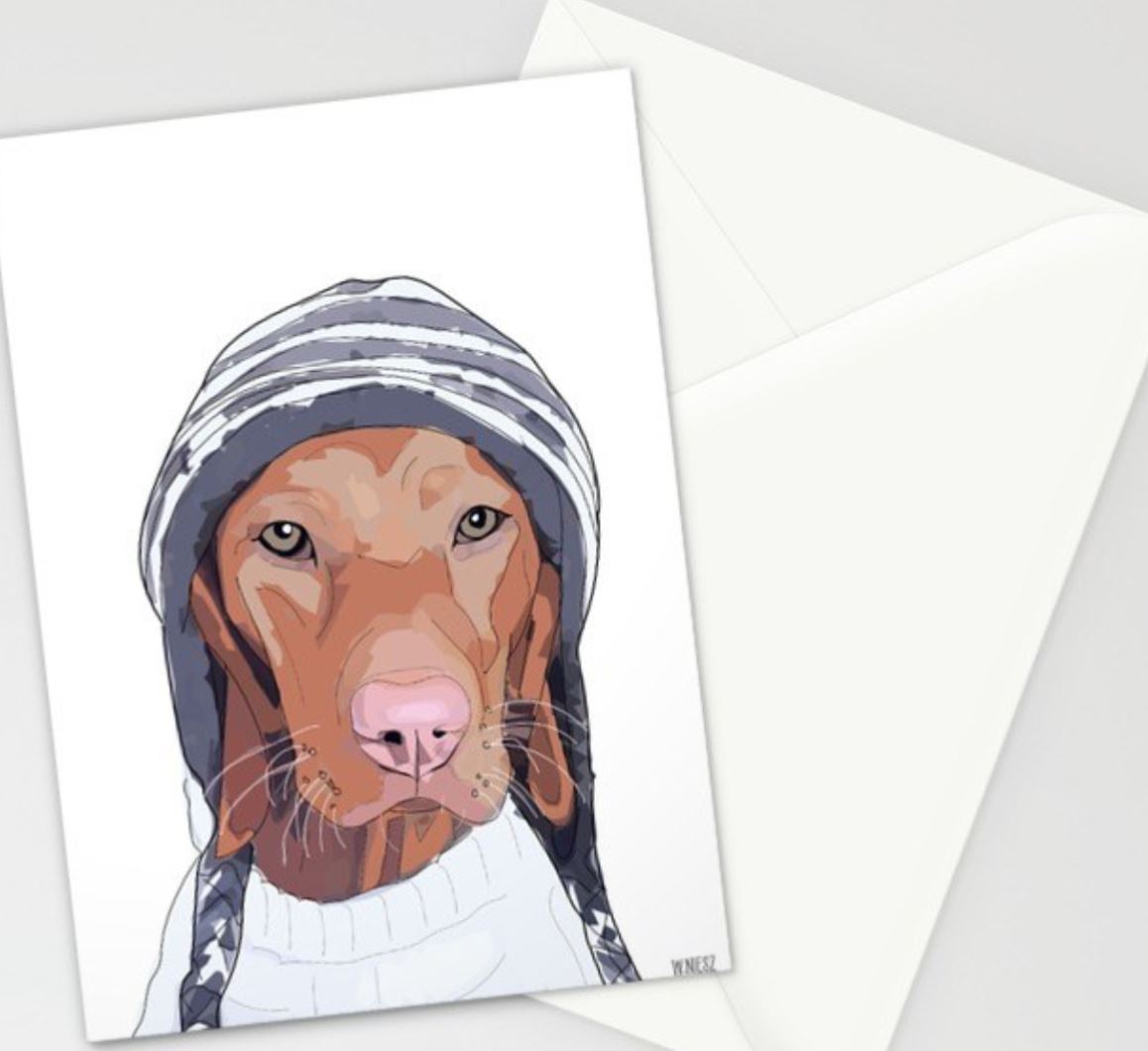 1158x1060 Hipster Vizsla Sketch And Paws - Vizsla Sketch