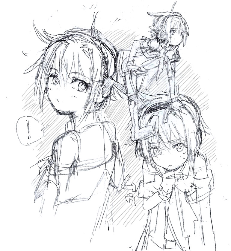771x840 Image - Vocaloid Sketch