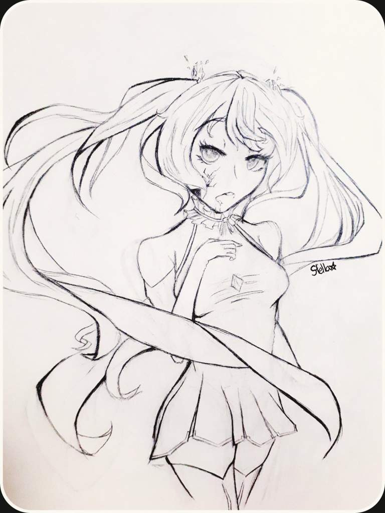 Vocaloid Sketch at PaintingValley.com | Explore collection of Vocaloid ...