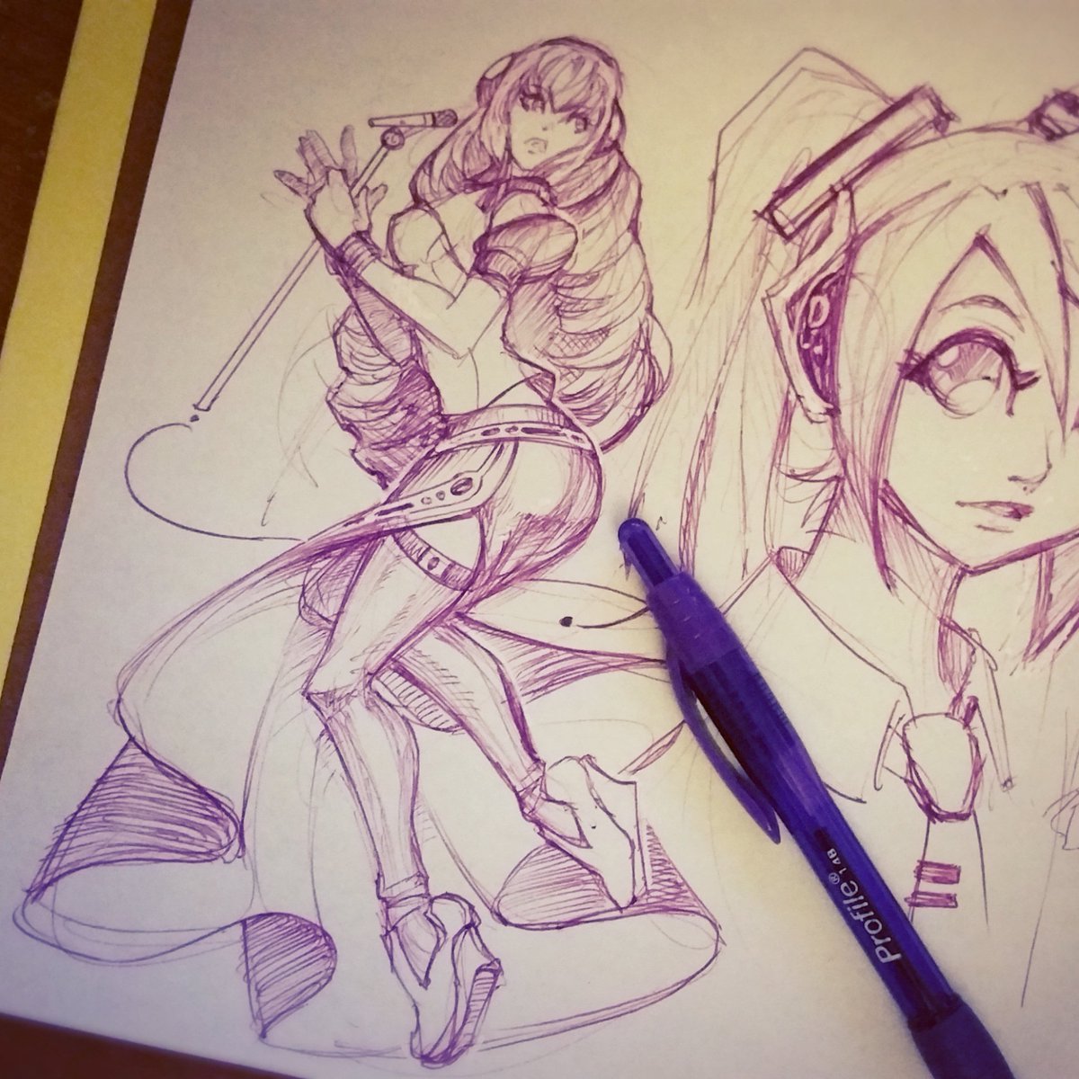 1200x1200 On Twitter Late Night Vocaloid Sketches - Vocaloid Sketch