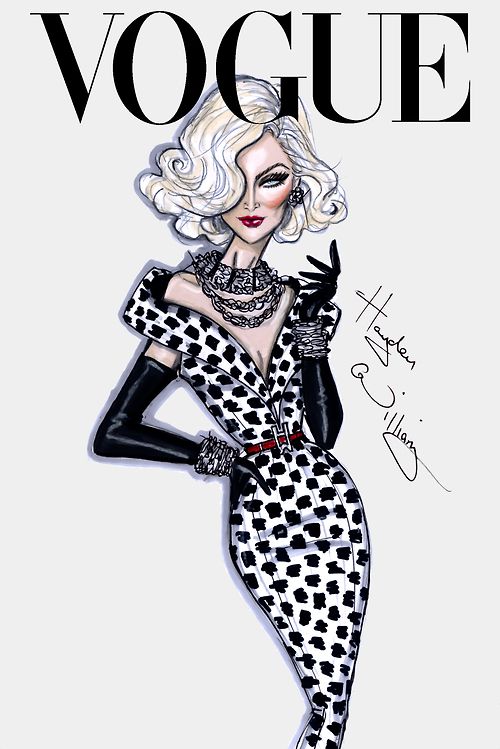 500x749 Hayden Williams Vogue Illustration ~drawings~ - Vogue Sketches