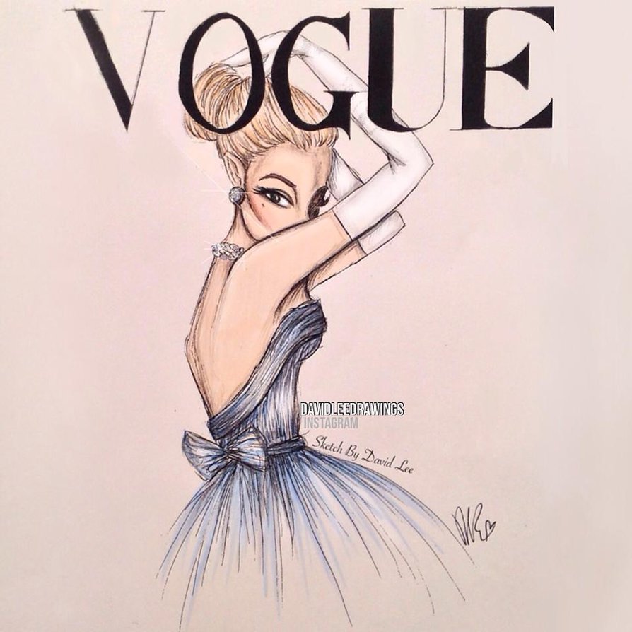 894x894 Vogue (Hayden Williams Recreation) By Davidleedrawings - Vogue Sketches
