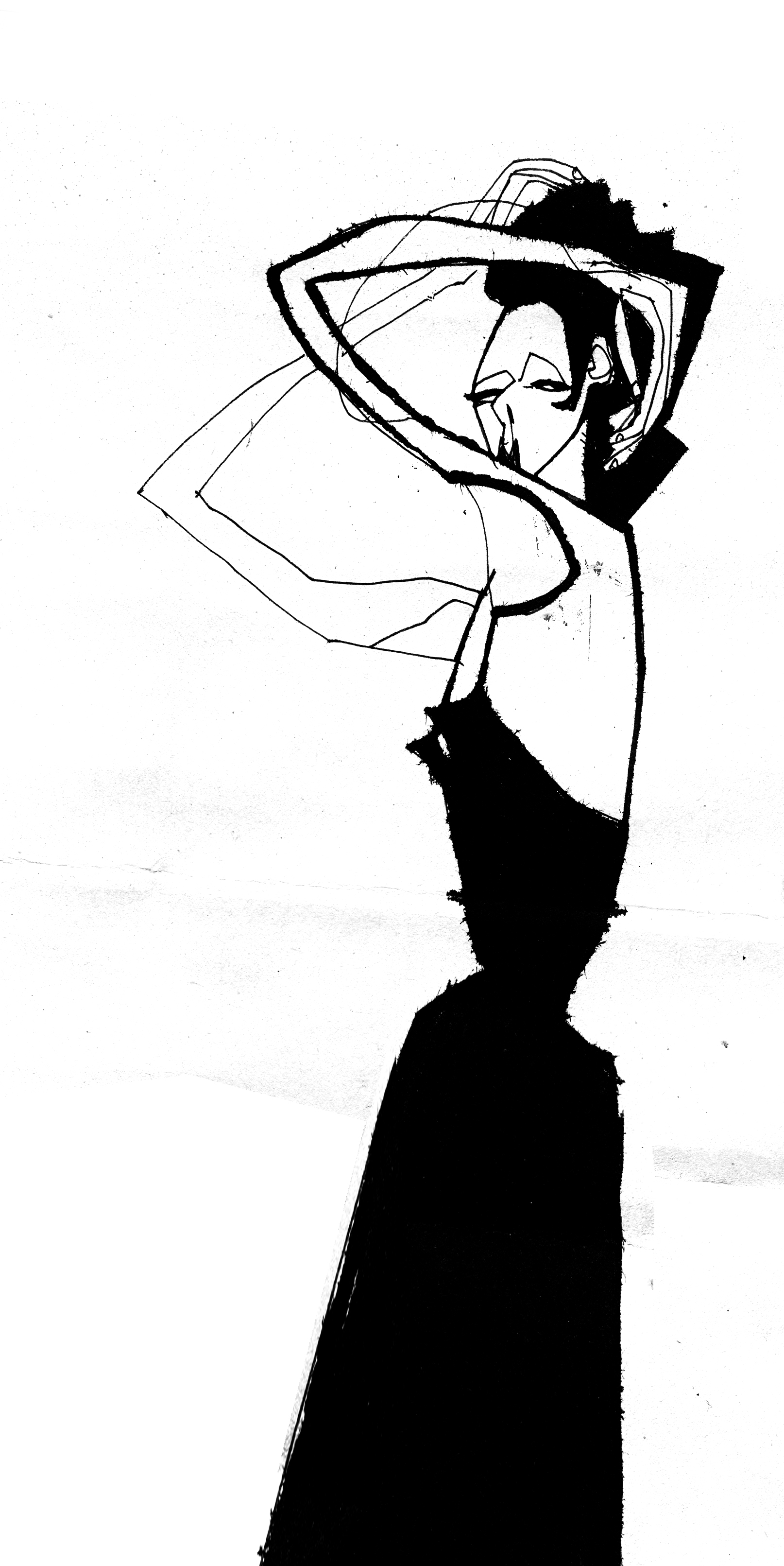 1614x3222 Vogue Ladies Orange Bin - Vogue Sketches