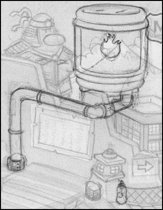 333x429 Image - Volcano Sketch