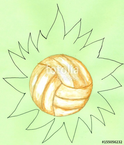 426x500 Volleyball Ball Sketch Stock Photo And Royalty Free Images On - Volleyball Ball Sketch