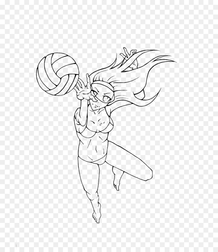 900x1040 Drawing Volleyball Line Art Sketch - Volleyball Ball Sketch