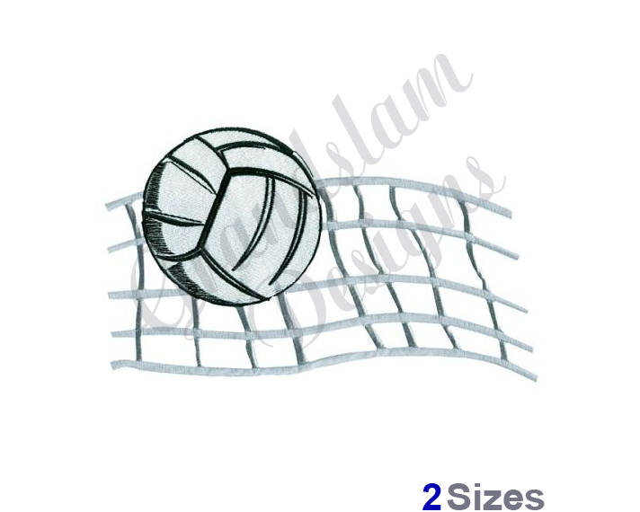 712x570 Volleyball Net Machine Embroidery Design Etsy - Volleyball Net Sketch