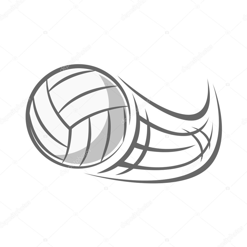 Волейбольный мяч без заднего фона