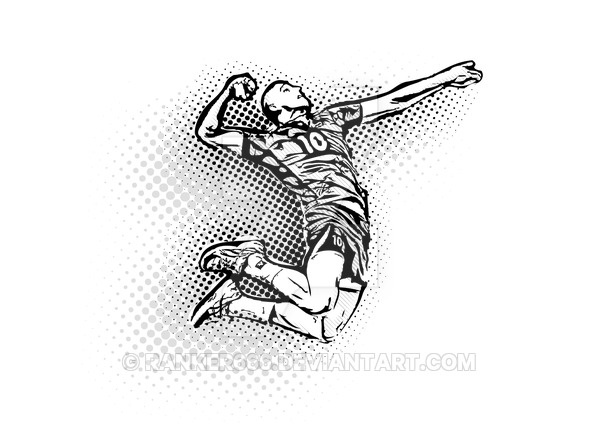 600x424 Volleyball Player Vector Illustration By Ranker666 - Volleyball Player Sketch