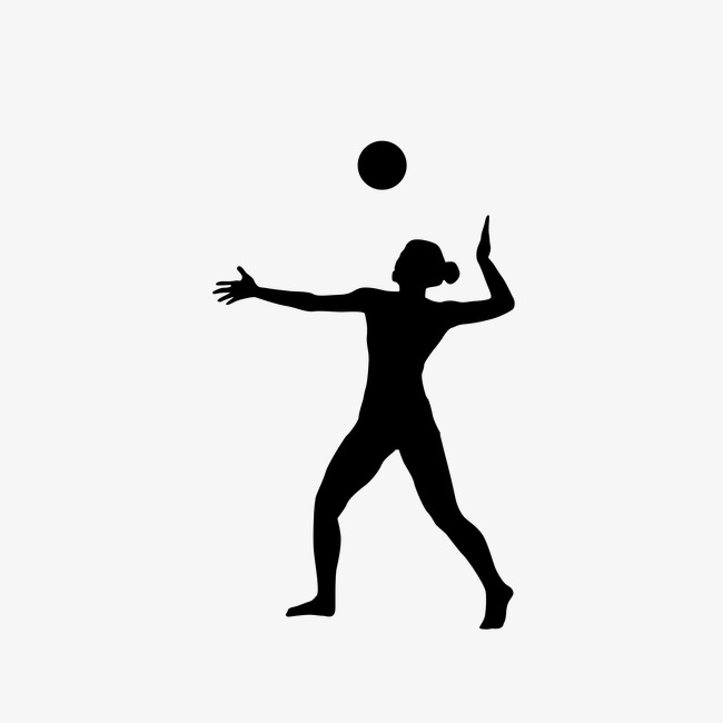 650x650 Woman Playing Volleyball,sketch, Sports, Sketch, Silhouette - Volleyball Player Sketch