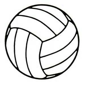 300x300 Collection Of Volleyball Drawing High Quality, Free Cliparts - Volleyball Sketch