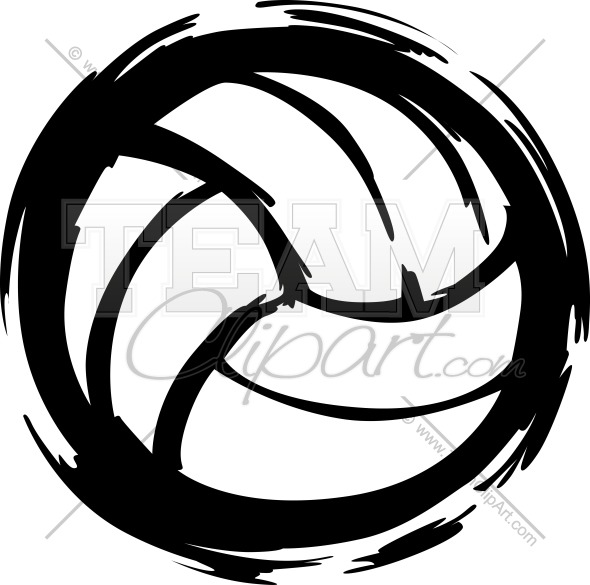 590x585 Volleyball Clipart Sketch - Volleyball Sketch