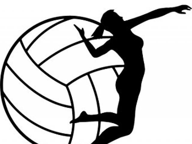 640x480 Volleyball Clipart Sketch 5 - Volleyball Sketch