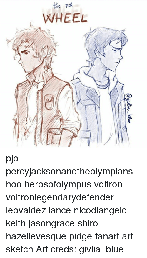500x874 The 7 Wheel Pjo Percyjacksonandtheolympians Hoo Herosofolympus - Voltron Sketch