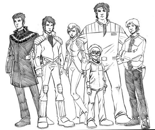500x418 Voltron Force In Civilian Clothing (Final Design Sketch) - Voltron Sketch