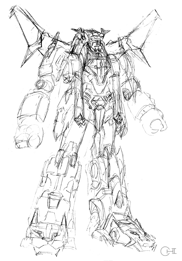 602x864 Voltron Sketch 2 By Cwmodels - Voltron Sketch