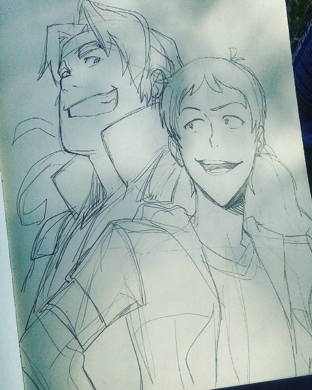 1080x1350 Space Bros! - Voltron Sketch