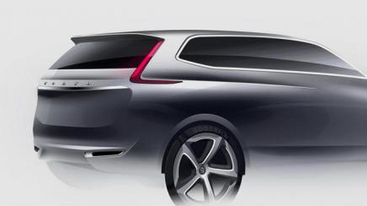 1280x720 2015 Volvo Xc90 Sketch Photos - Volvo Sketch