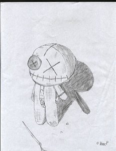 Voodoo Doll Sketch at PaintingValley.com | Explore collection of Voodoo ...