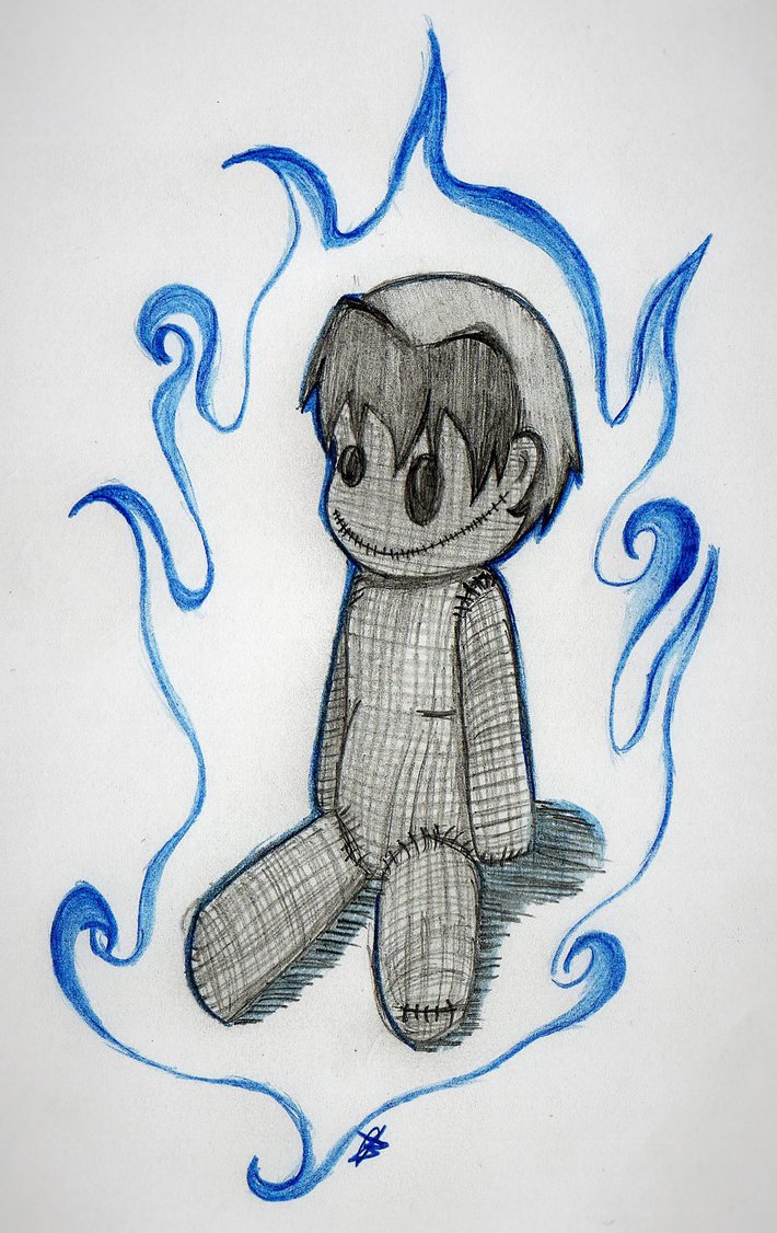 710x1126 Voodoo Doll Sketch By Spuddygirl - Voodoo Doll Sketch