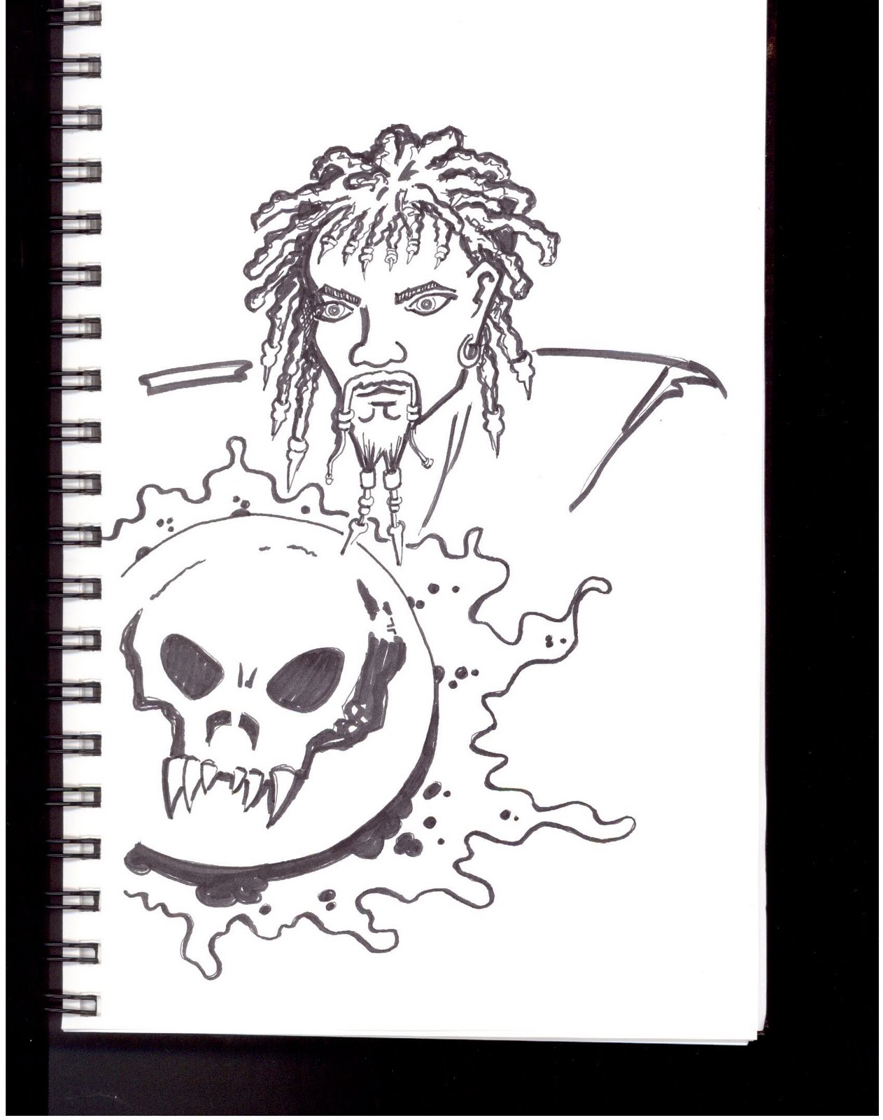 1262x1600 Thunder Echo Blog Voodoo Sketch - Voodoo Sketch