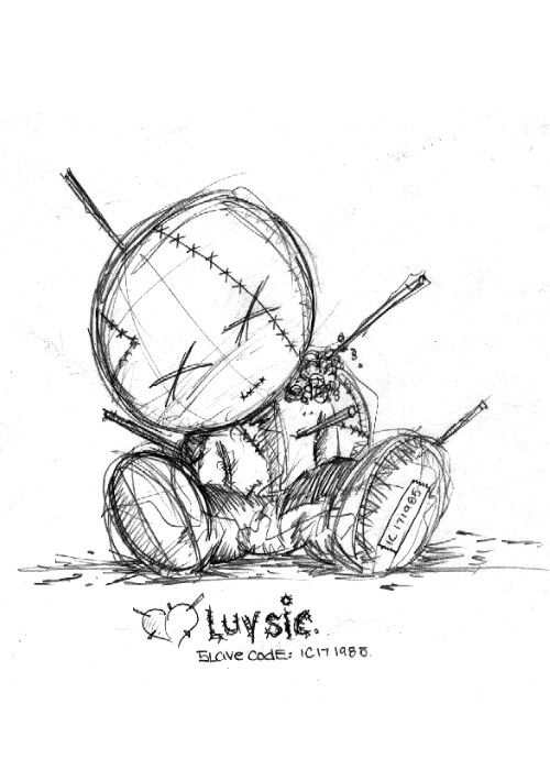 500x700 Voodoo Doll Drawings Pictures And Drawings Voodoo - Voodoo Sketch