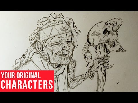 480x360 Drawing Your Original Characters Voodoo Witch Ep. 1 - Voodoo Sketch