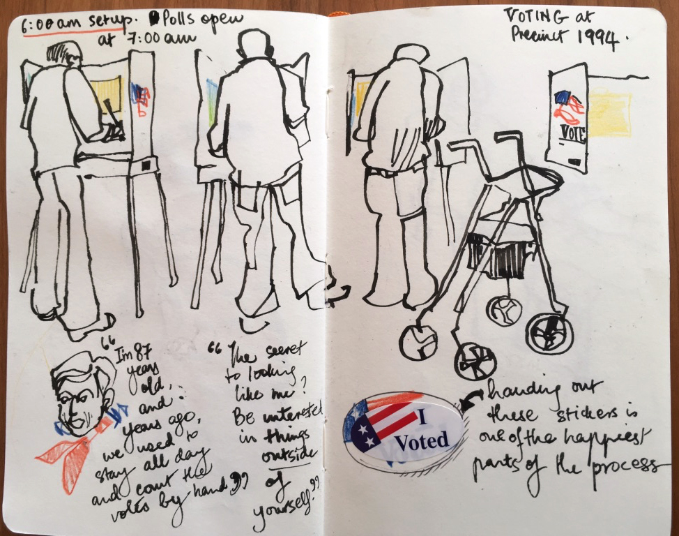 974x768 Looking (Very Hard) For A Silver Lining Sketch Away Travels - Voting Sketch