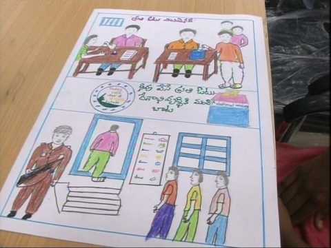 480x360 Karimnagar 10 1 2017 7th National Voters Day 2017 Drawing - Voting Sketch