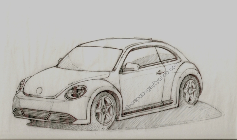 799x474 Sketch - Vw Beetle Sketch