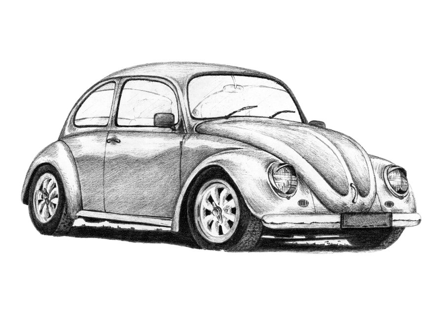 Vw Beetle Sketch at Explore collection of Vw