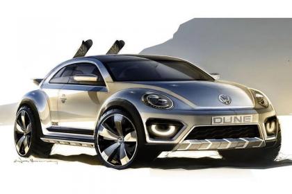 420x280 Vw Beetle Dune Concept Sketches Auto Express - Vw Beetle Sketch