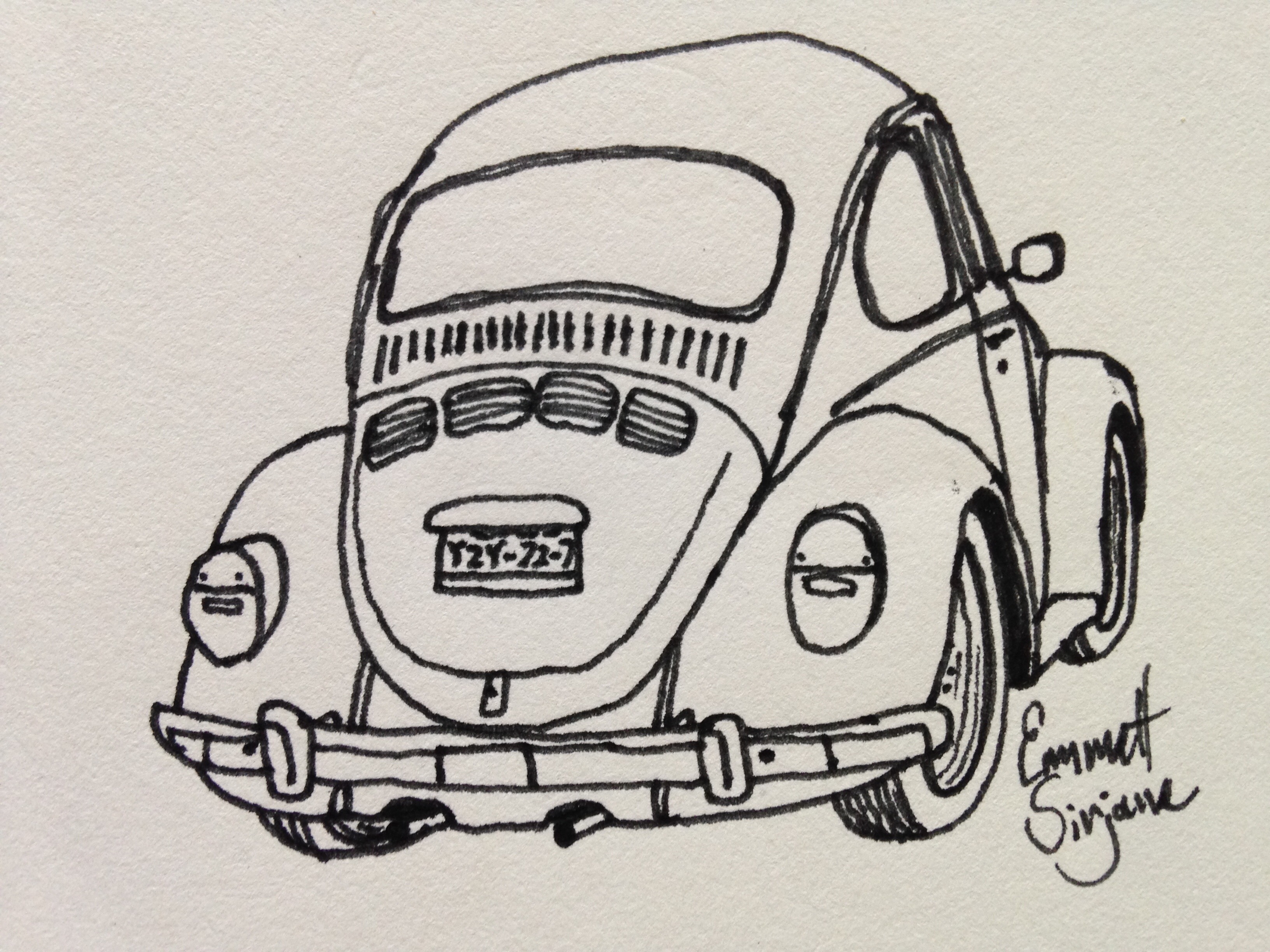 3264x2448 Vw Beetle Sketch - Vw Beetle Sketch