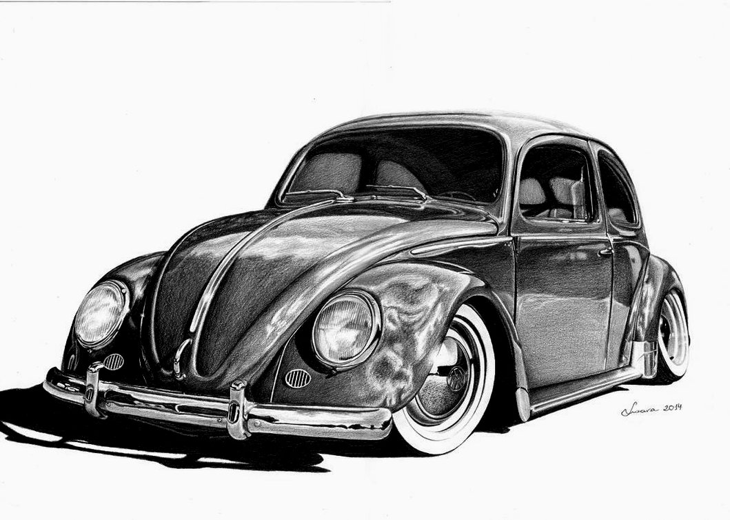 1059x754 Vw Beetle Drawing Art Drawing Skill - Vw Bug Sketch