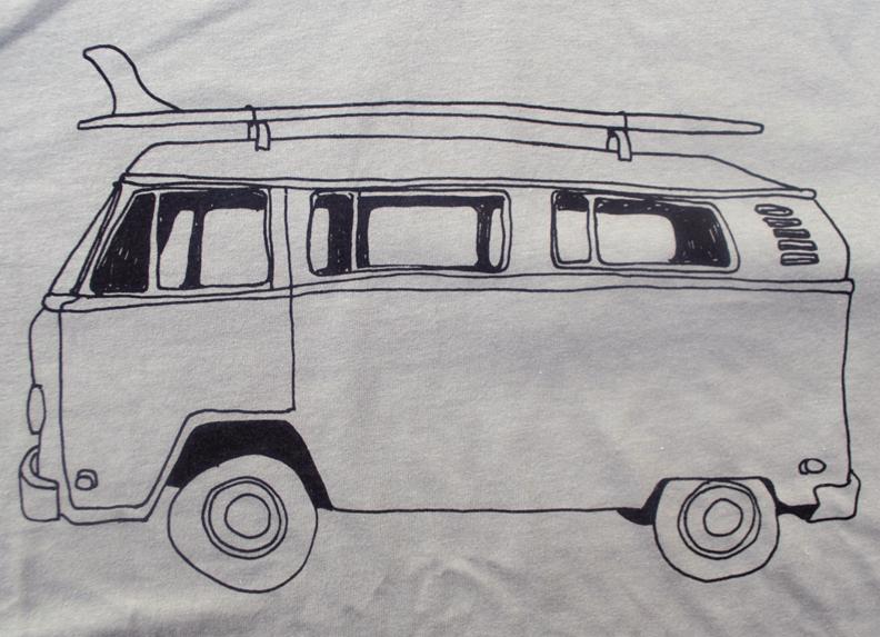 792x573 Vw Bus Surf - Vw Bus Sketch