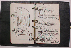 300x205 History Of The Volkswagen Bus - Vw Bus Sketch