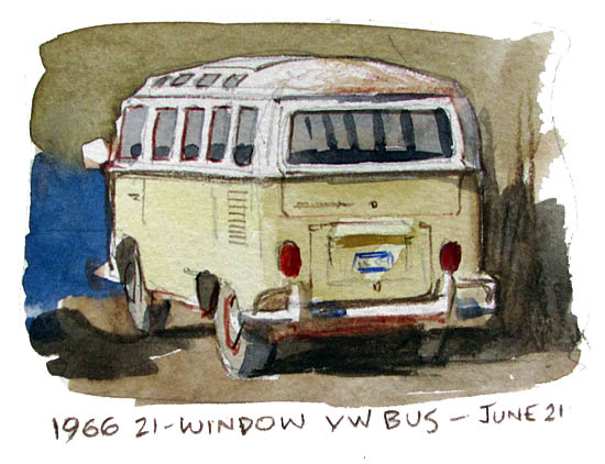 550x422 Gurney Journey Vw Bus - Vw Van Sketch