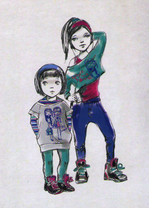 300x418 Fashion Design, Aw 2015 16 - W Sketch