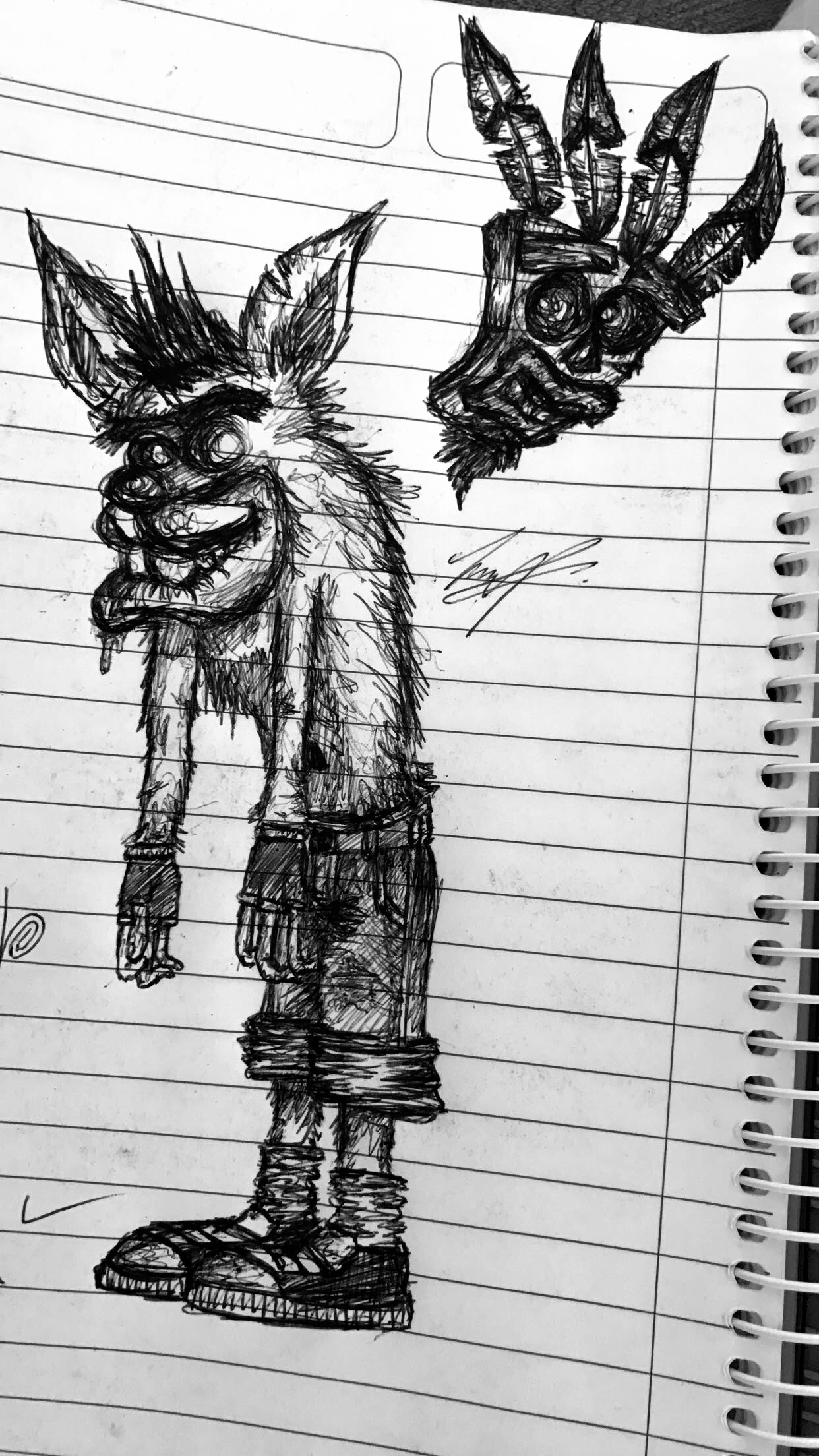 1242x2208 Crash Wacky Sketch - Wacky Sketch