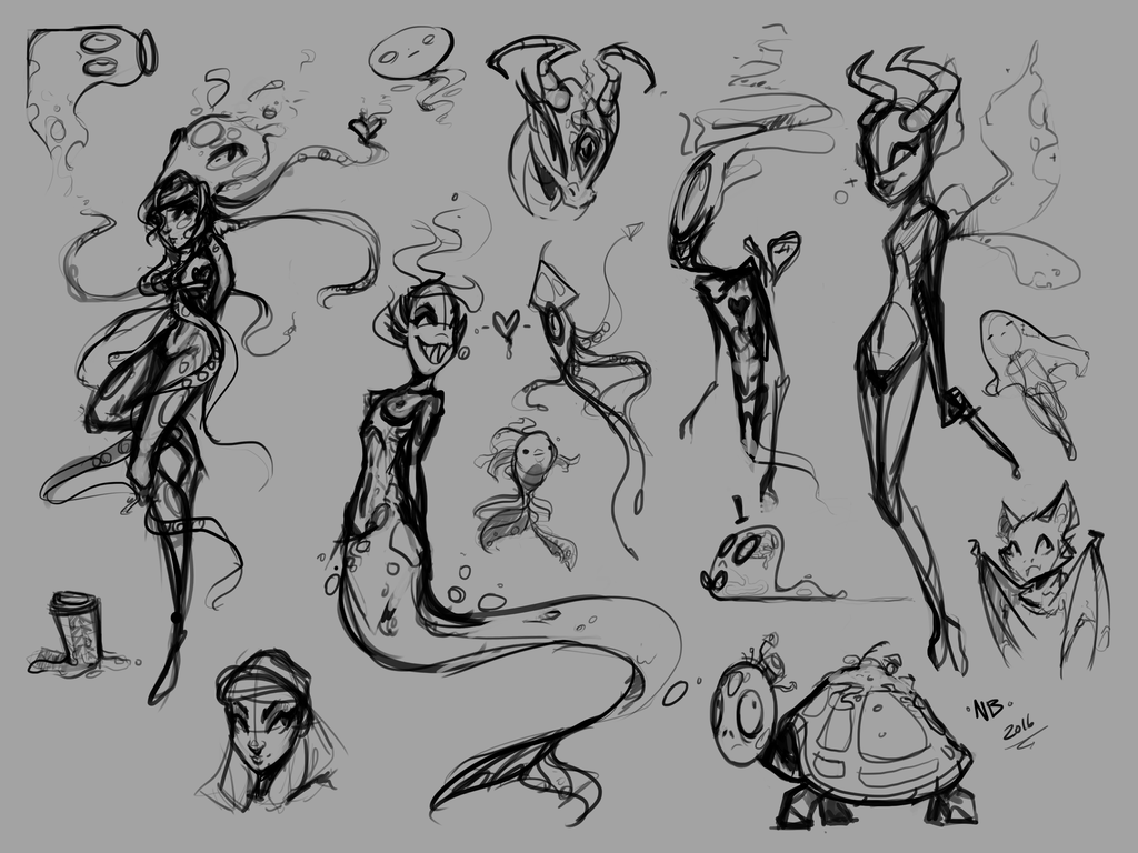 1024x768 Weird And Wacky Sketches By Novabytes - Wacky Sketch