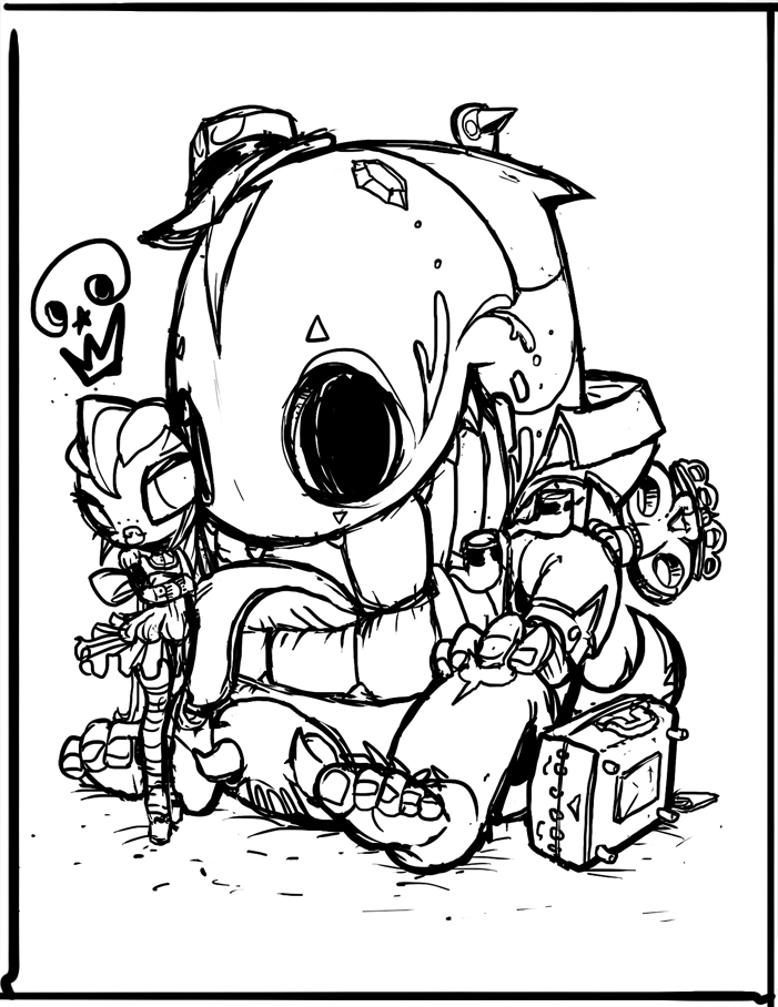 701x908 All Who Wander Are Not Lost Some Wacky Digital Sketches - Wacky Sketch