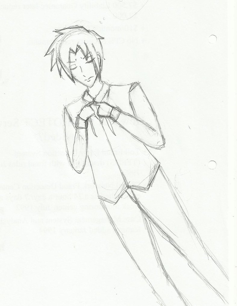 787x1016 Waiter Sketch.. By Noba Kun - Waiter Sketch