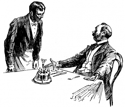 420x361 Waiter - Waiter Sketch