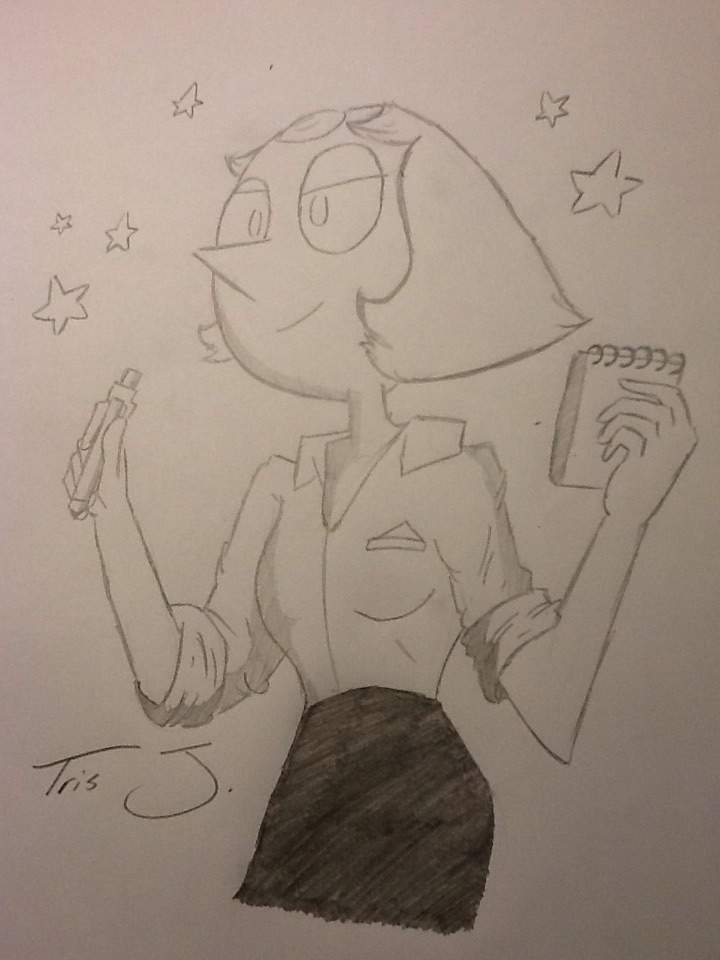720x960 Waitress Pearl Sketch Cartoon Amino - Waitress Sketch
